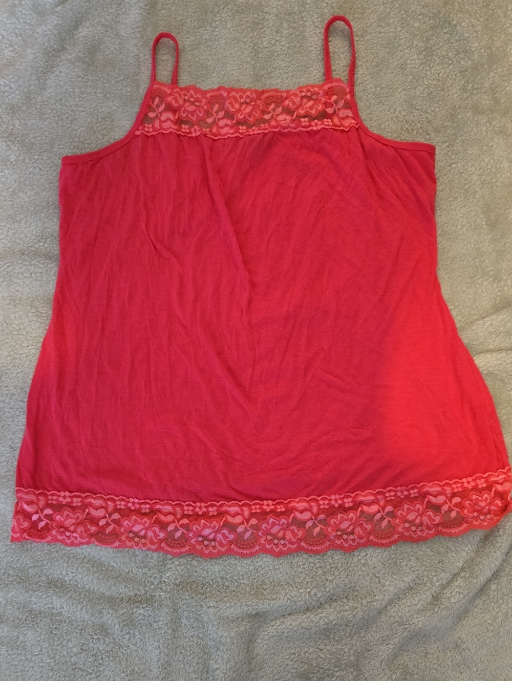 Maurices Red Lace-Trim Camisole